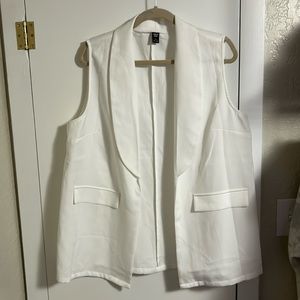 SHEIN lightweight white vest